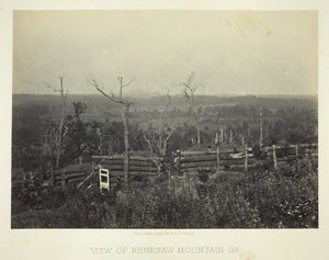 Vue de la montagne Kenesaw, Ga.