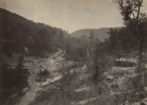 Vallée de Whiteside sous le pont - George N. Barnard