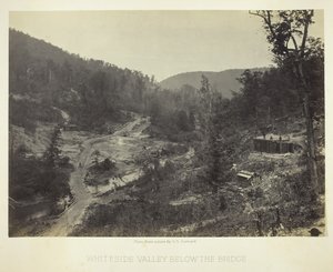 Vallée de Whiteside sous le pont, 1864