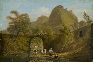 Dynas Rock et pont - George Orleans De La Motte