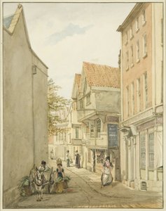 Vue vers le bas de Small Street - George Orleans Delamotte