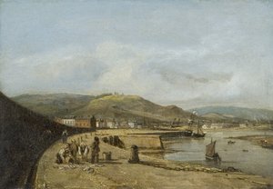 Swansea depuis le quai ouest - George Orleans Delamotte