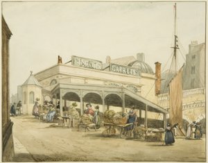 Le cabanon des femmes aux huîtres au pont de Bristol - George Orleans Delamotte