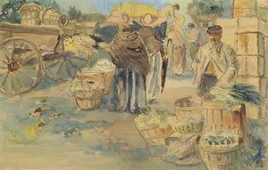 Le Marché, La Nouvelle-Orléans, 1918