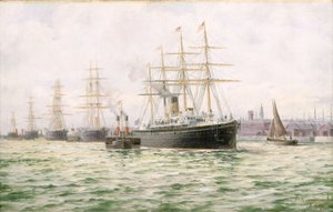 Le vapeur de la White Star Line 