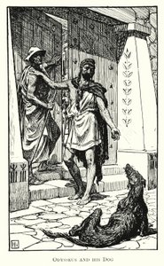 Odyssée : Ulysse et son chien - George Percy Jacomb Hood