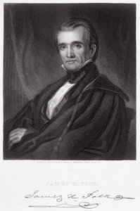 James Knox Polk, gravé par Henry Bryan Hall (1808-84) - George Peter Alexander Healy