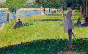 Étude pour La Grande Jatte, 1884-1885 - George Pierre Seurat