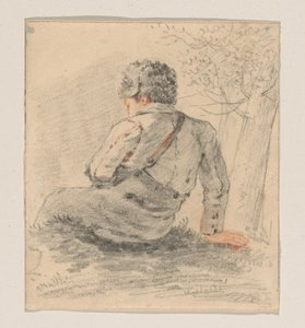 Garçon assis, vu de dos - George Pieter Westenberg