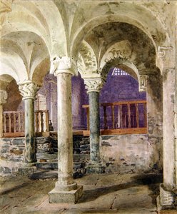 Crypte de Saint Nicolas Giornico, Canton du Tessin, Suisse - George Price Boyce