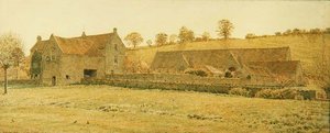 La vieille grange dîmière et la ferme près de Bradford-on-Avon
