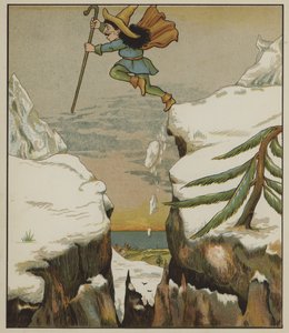Illustration de Rumpelstiltskin par les frères Grimm - George R. Halkett