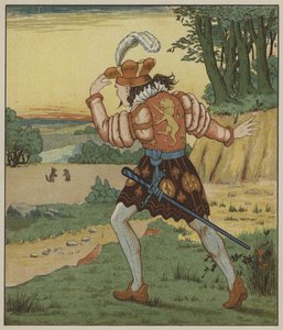 Illustration de Rumpelstiltskin par les frères Grimm - George R. Halkett