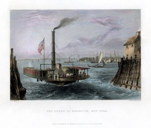 Le ferry à Brooklyn, New York, USA - George Richardson