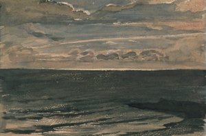 Clair de lune sur la mer, Broadstairs - George Richmond