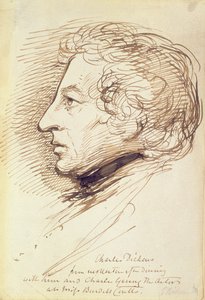 Portrait de Charles Dickens (1812-70) - George Richmond
