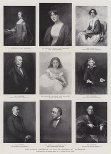 Les Portraits de famille des Gladstone à Hawarden - George Richmond