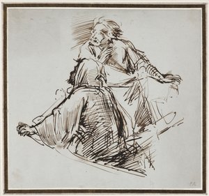 Deux Figures Masculines, vers 1829 - George Richmond