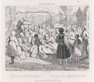 Paysans Vendant, Strasbourg, c.1821