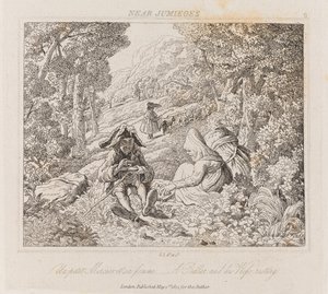 Colporteur et sa femme près de Jumièges, vers 1821 - George Robert Lewis