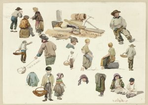Esquisses de pêcheurs et d