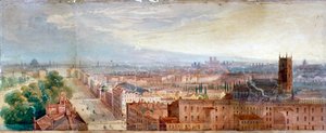 Vue aérienne de Knightsbridge, Londres, vers 1845 - George Robert Vawser