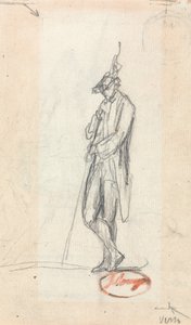 Une figure masculine debout - George Romney