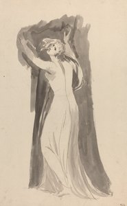 Étude de Miranda pour "La Tempête" - George Romney