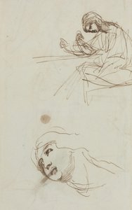 Études de figures [verso] - George Romney
