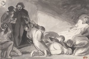 Howard en visite dans une prison - George Romney