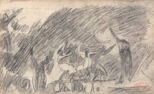 MacBeth à la grotte des sorcières : Deuxième visite - George Romney