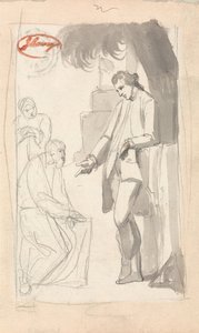 Le commandant Thomas Pearson et le brahmane - George Romney