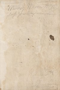 Notes sur le manuscrit - George Romney