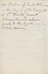 Notes sur le manuscrit - George Romney