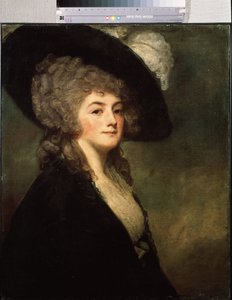 Portrait de madame Harriet Greer - George Romney