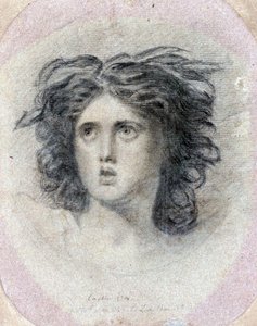 Portrait de Lady Emma Hamilton (née Hart) - George Romney