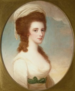 Portrait de Mlle Mariah Copley - George Romney