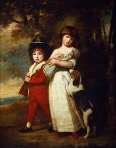Portrait des enfants Vernon - George Romney