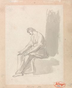Femme assise - George Romney