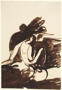 Étude pour un groupe de personnages - George Romney