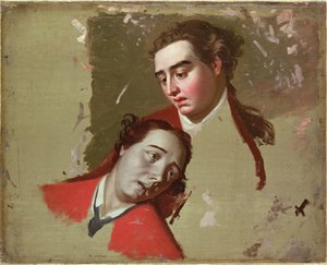 Étude pour la mort du général Wolfe à Québec, 1762-63 - George Romney