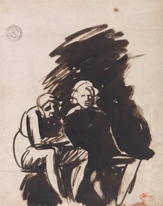 Étude de deux figures - George Romney