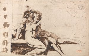 Deux amants (Un homme se réveillant d