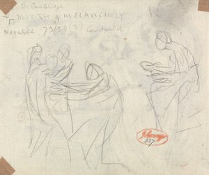 Deux esquisses pour « Canidia » et « Le Jeune Homme » - George Romney