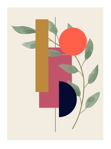 Jardin abstrait, 21e siècle - George Rosaly