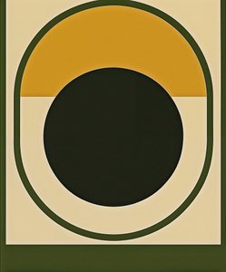 Inversion du soleil noir, 2025 (acrylique sur toile) - George Rosaly