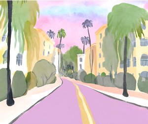 Serene Pathways, 21e siècle (peinture) - George Rosaly