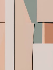 Sérénité structurée, 21e siècle (peinture) - George Rosaly