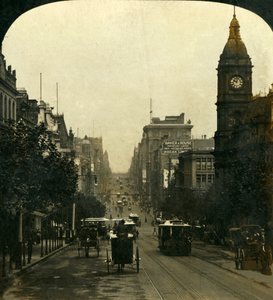 Villes du Sud ensoleillé, Melbourne, Victoria, Australie, 1909 - George Rose