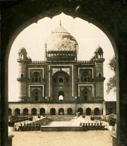 Tombe de Safdarjung, Delhi, Inde, vers 1909